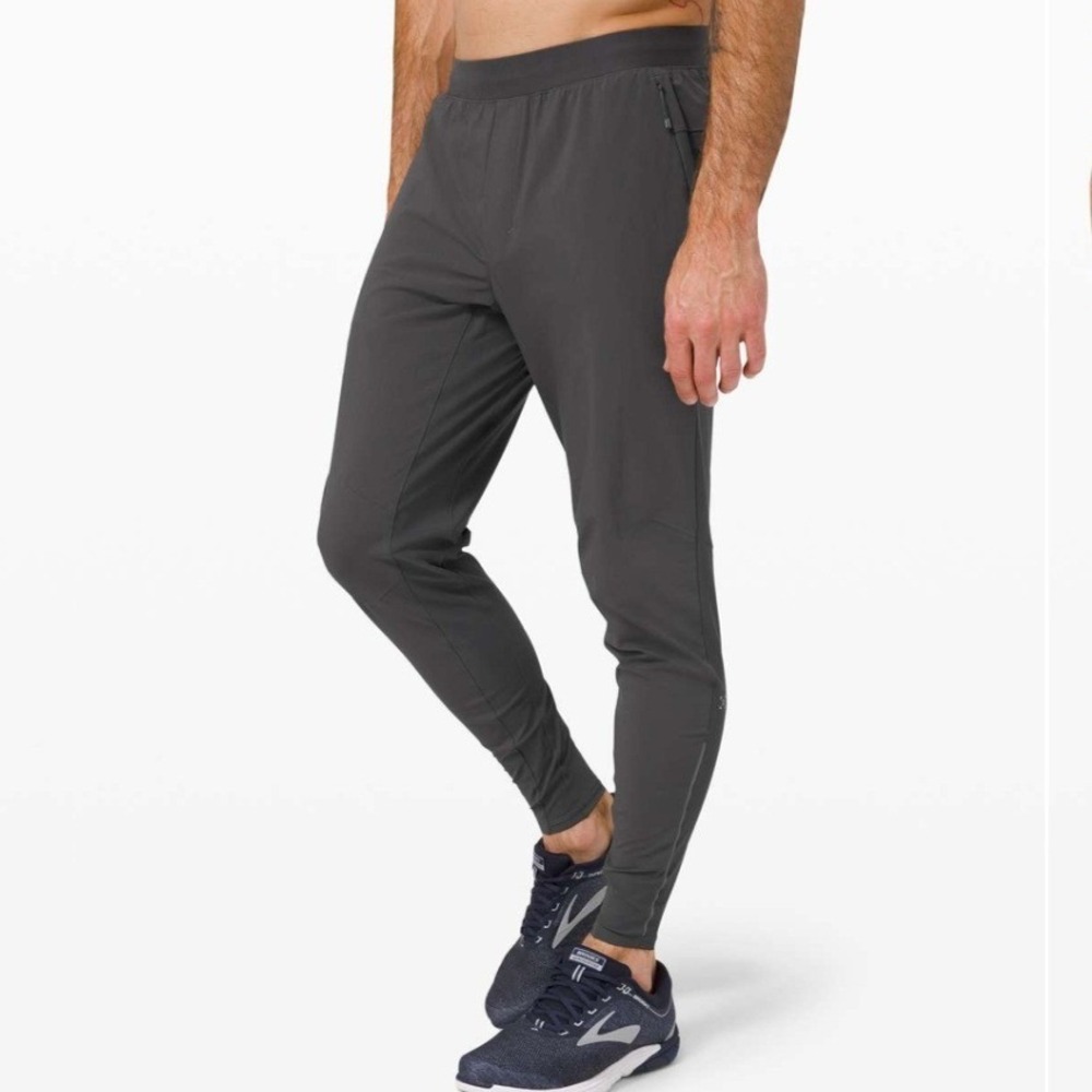 NEW Lululemon Surge Hybrid Pant Shorter S Graphite Grey M5AAES Running Joggers